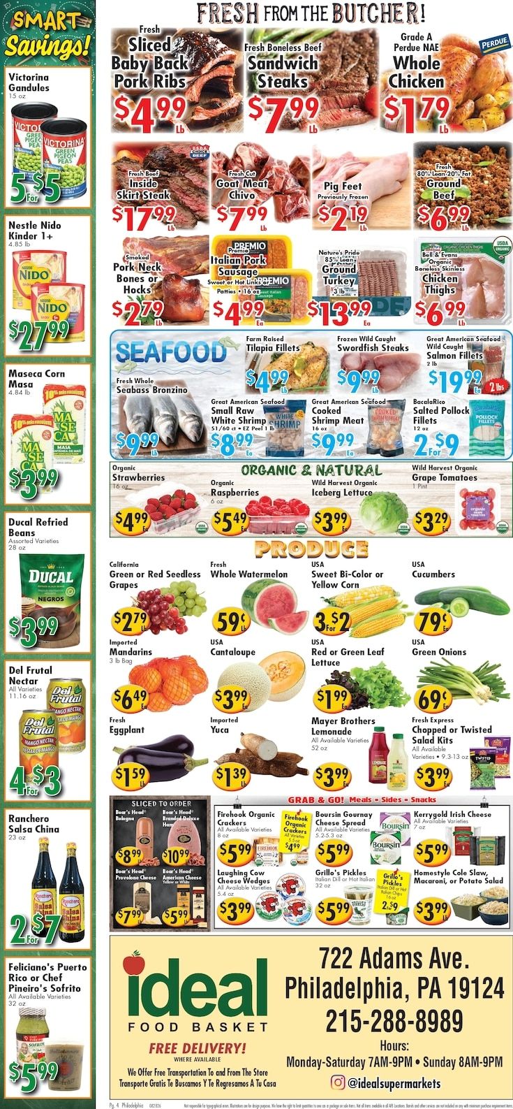 Ideal Food Basket (Philadelphia, PA) Weekly Ad August 28 - September 3, 2026