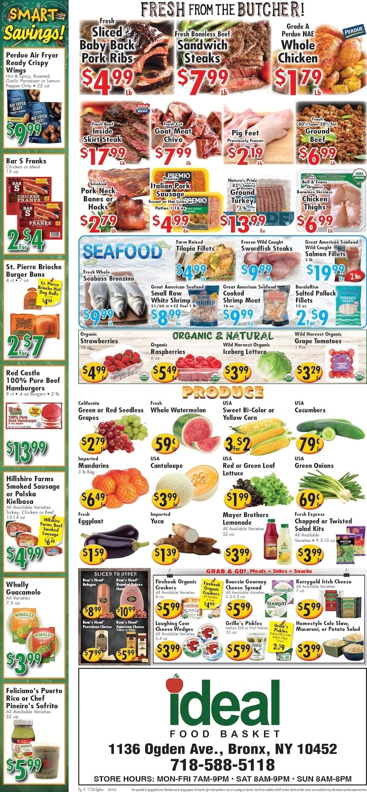Ideal Food Basket (Bronx, NY) Weekly Ad August 28 - September 3, 2026