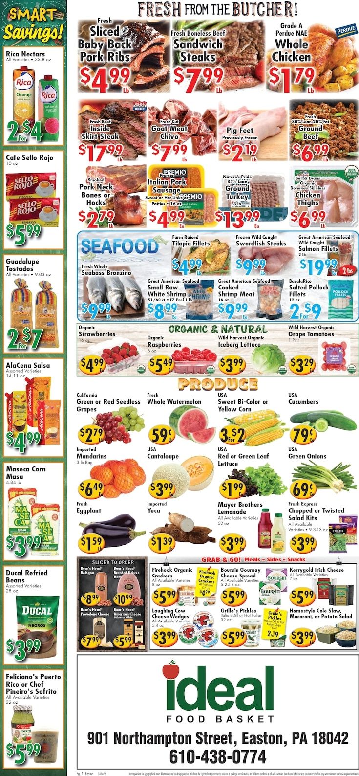 Ideal Food Basket (Easton, PA) Weekly Ad August 28 - September 3, 2026