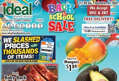 Ideal Food Basket (New York, NY) Weekly Ad August 28 - September 3, 2026
