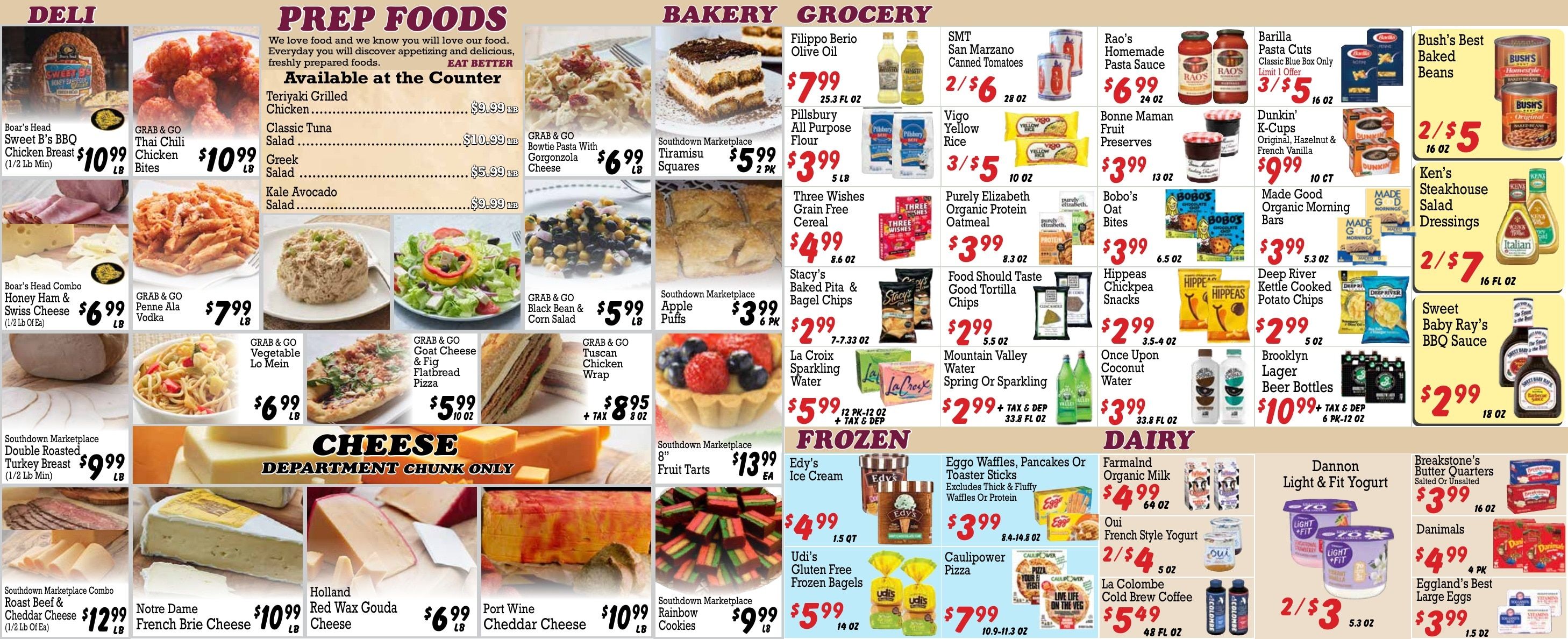 Southdown Marketplace (West Islip, NY) Weekly Ad August 28 - September 3, 2026