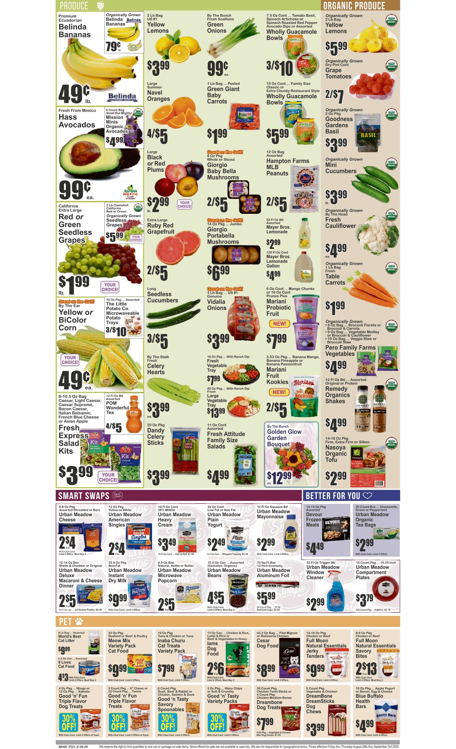 SuperFresh Supermarkets (Newark, NJ) SuperFresh Weekly Ad August 28 - September 3, 2026