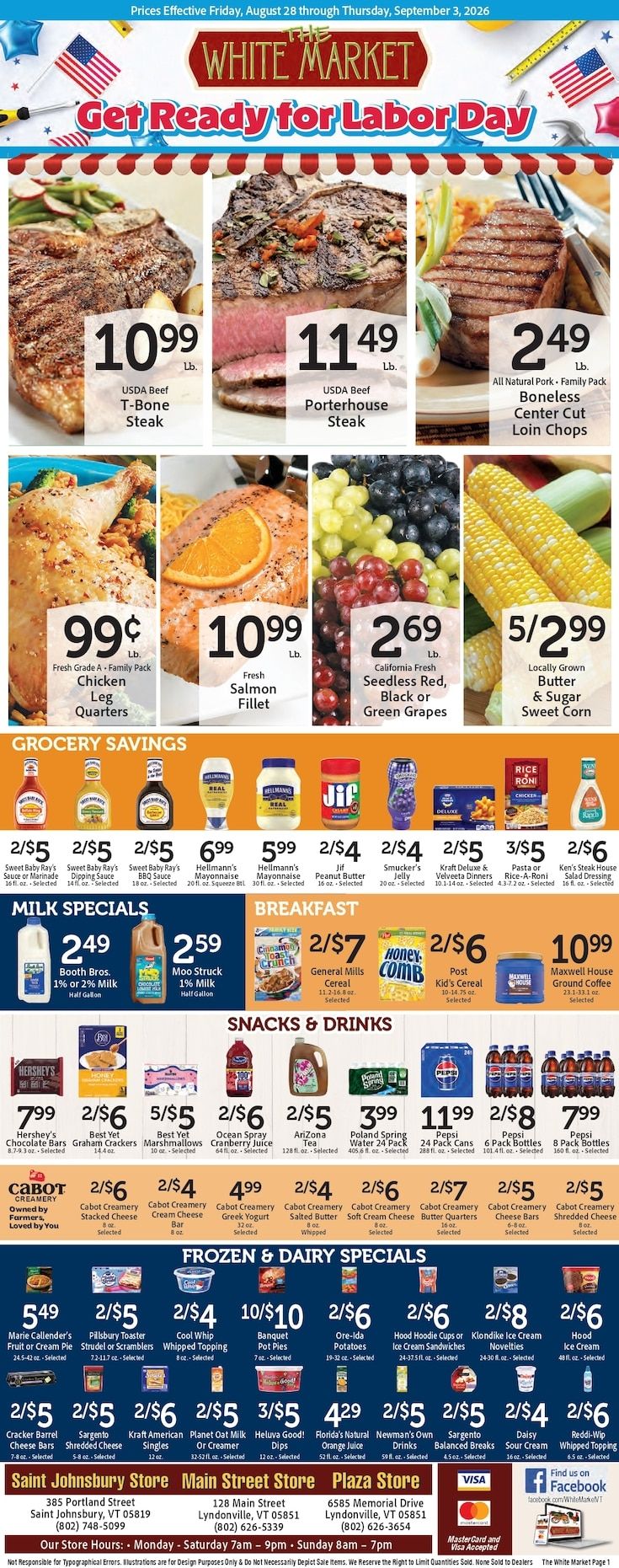 The White Market Weekly Ad August 28 - September 3, 2026