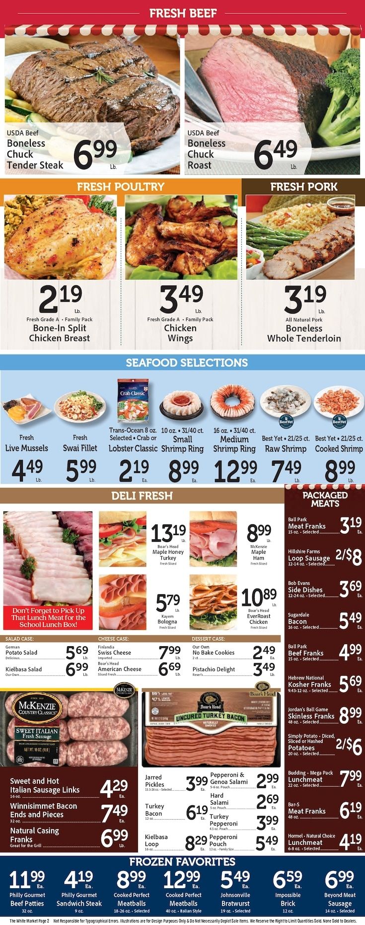 The White Market Weekly Ad August 28 - September 3, 2026