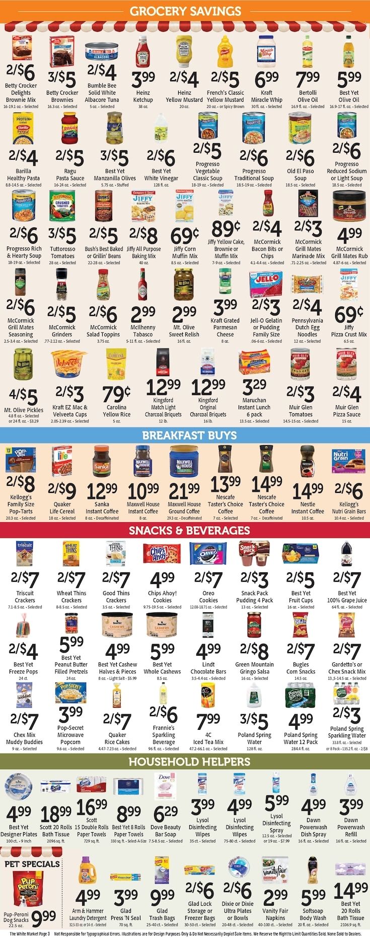 The White Market Weekly Ad August 28 - September 3, 2026