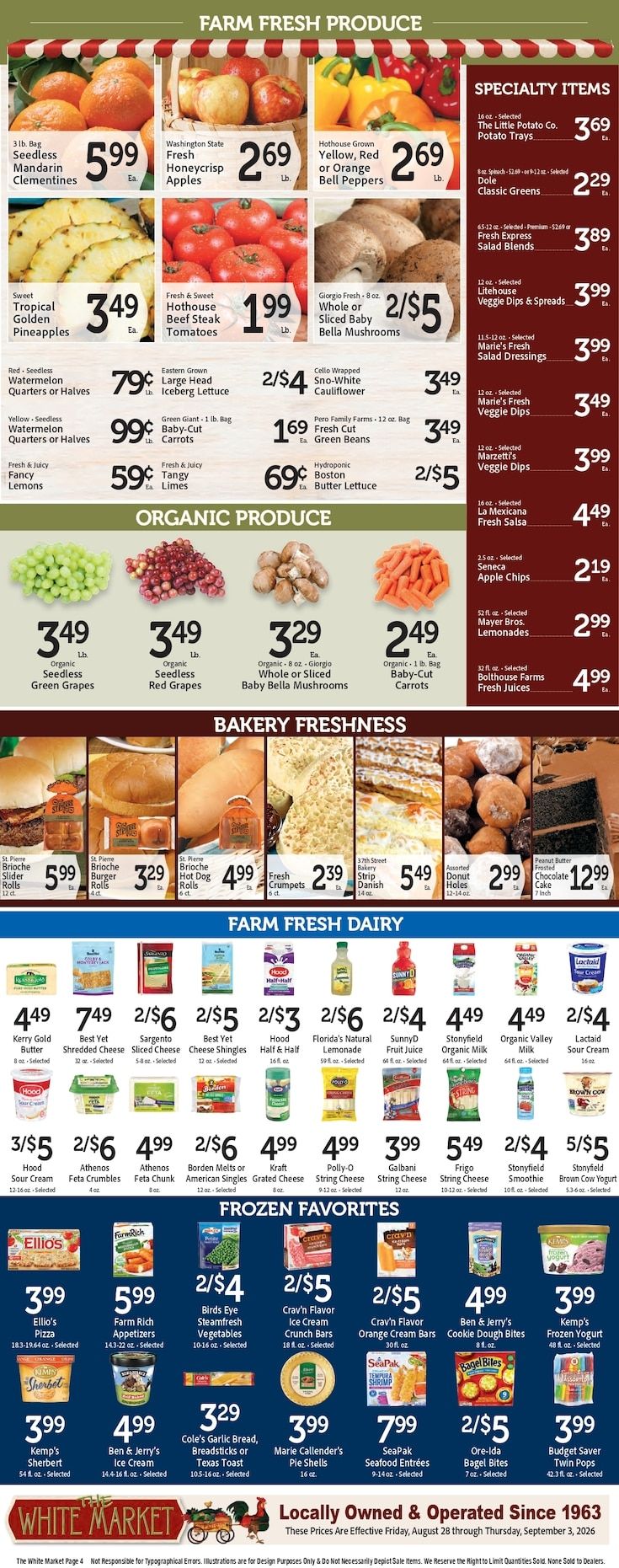 The White Market Weekly Ad August 28 - September 3, 2026