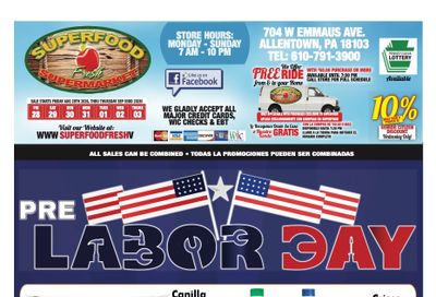 Super Food Fresh (Allentown, PA) Weekly Ad August 28 - September 3, 2026