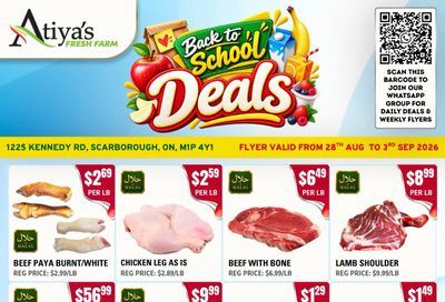 Atiya's Fresh Farm Flyer August 28 to September 3