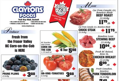 Claytons Heritage Market Flyer August 28 to September 3