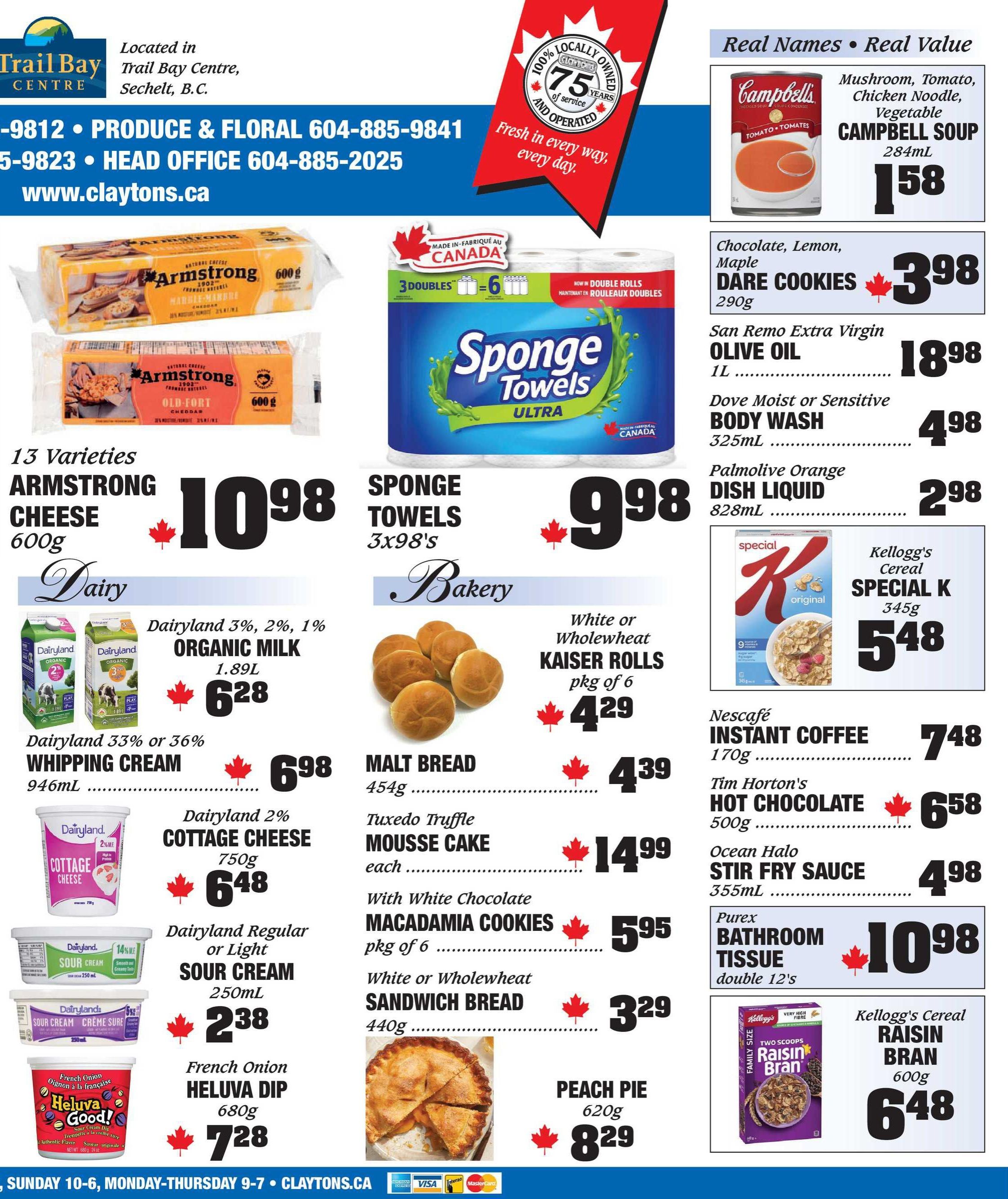 Claytons Heritage Market Flyer August 28 to September 3