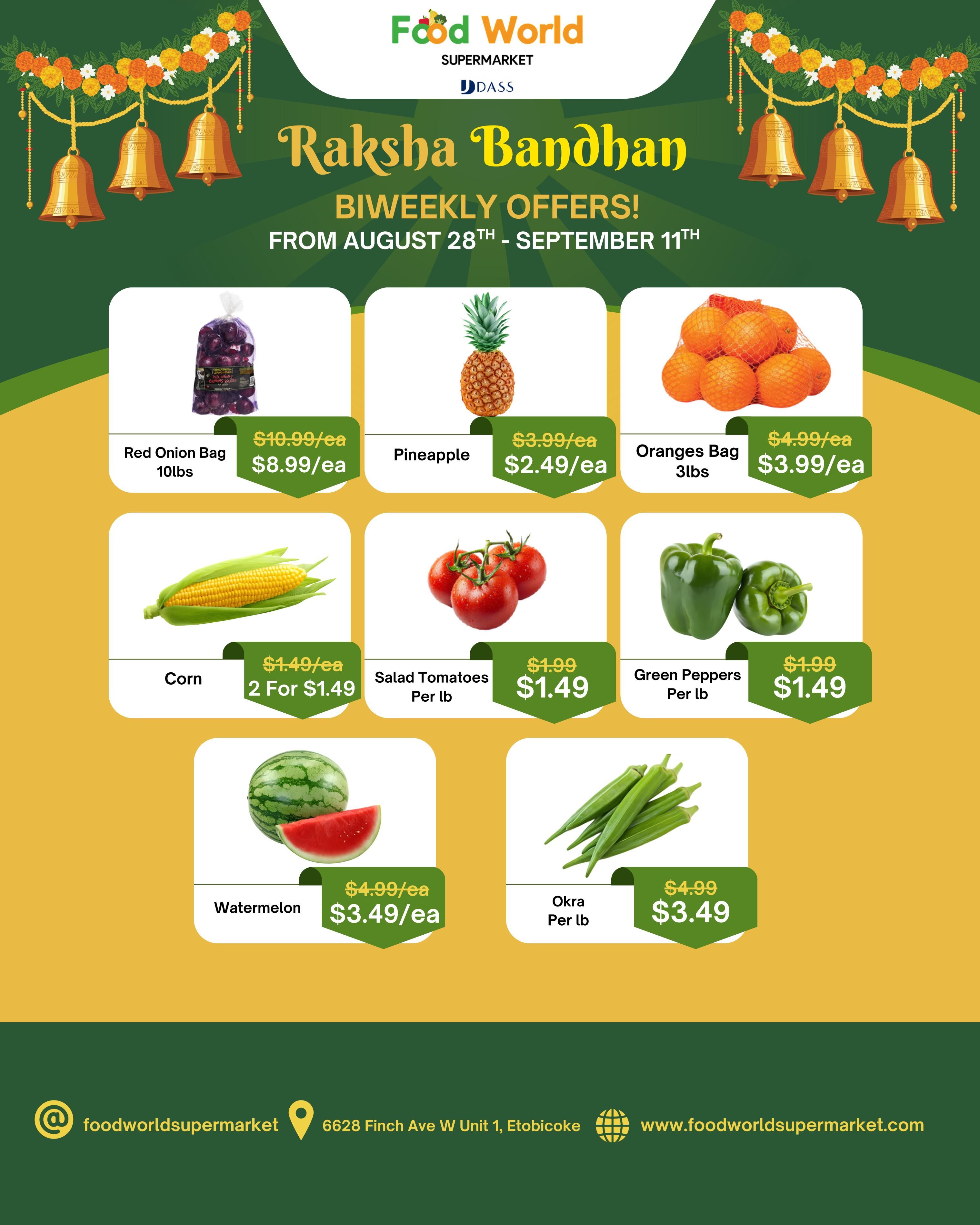 Food World Supermarket Flyer August 28 to September 11