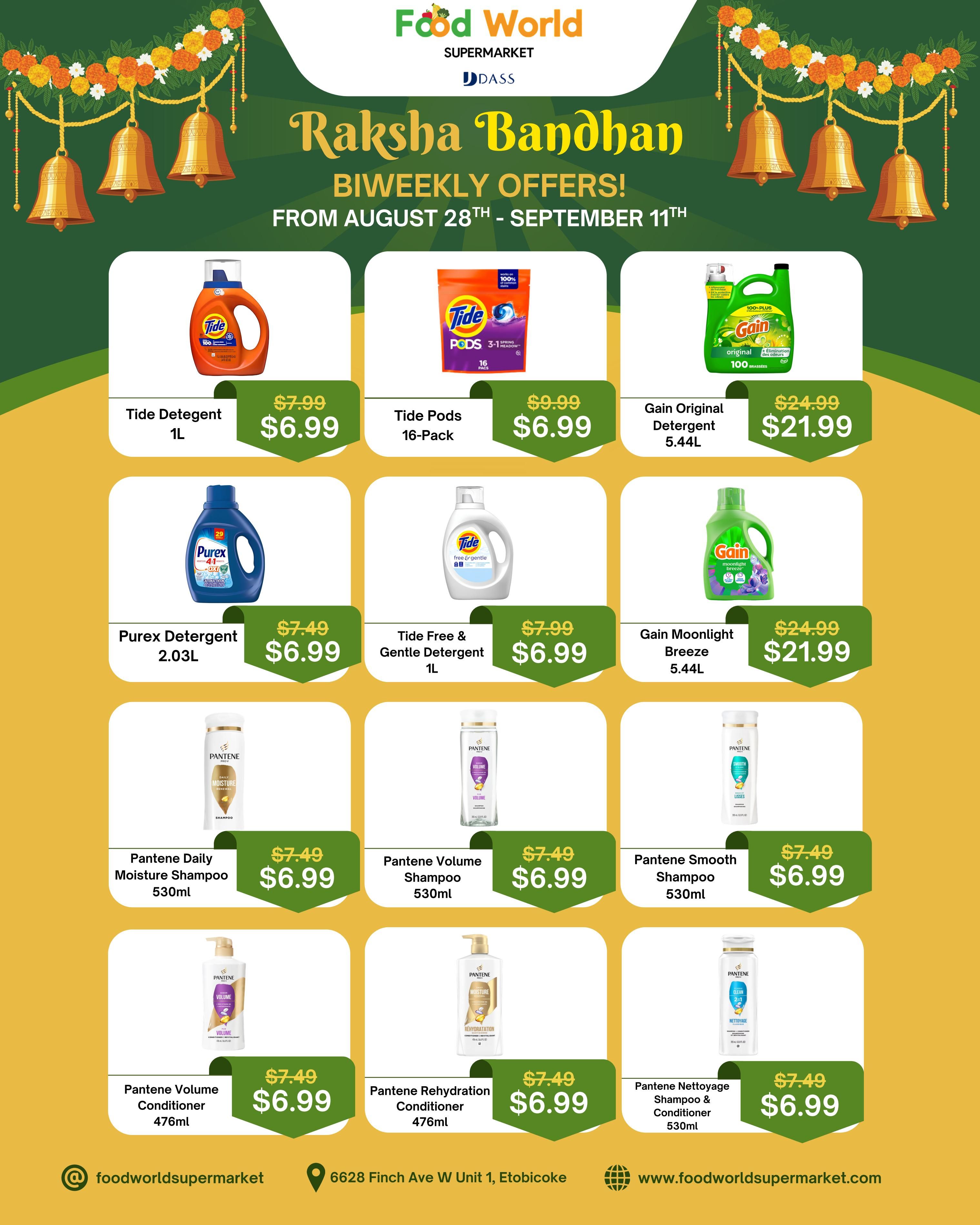 Food World Supermarket Flyer August 28 to September 11