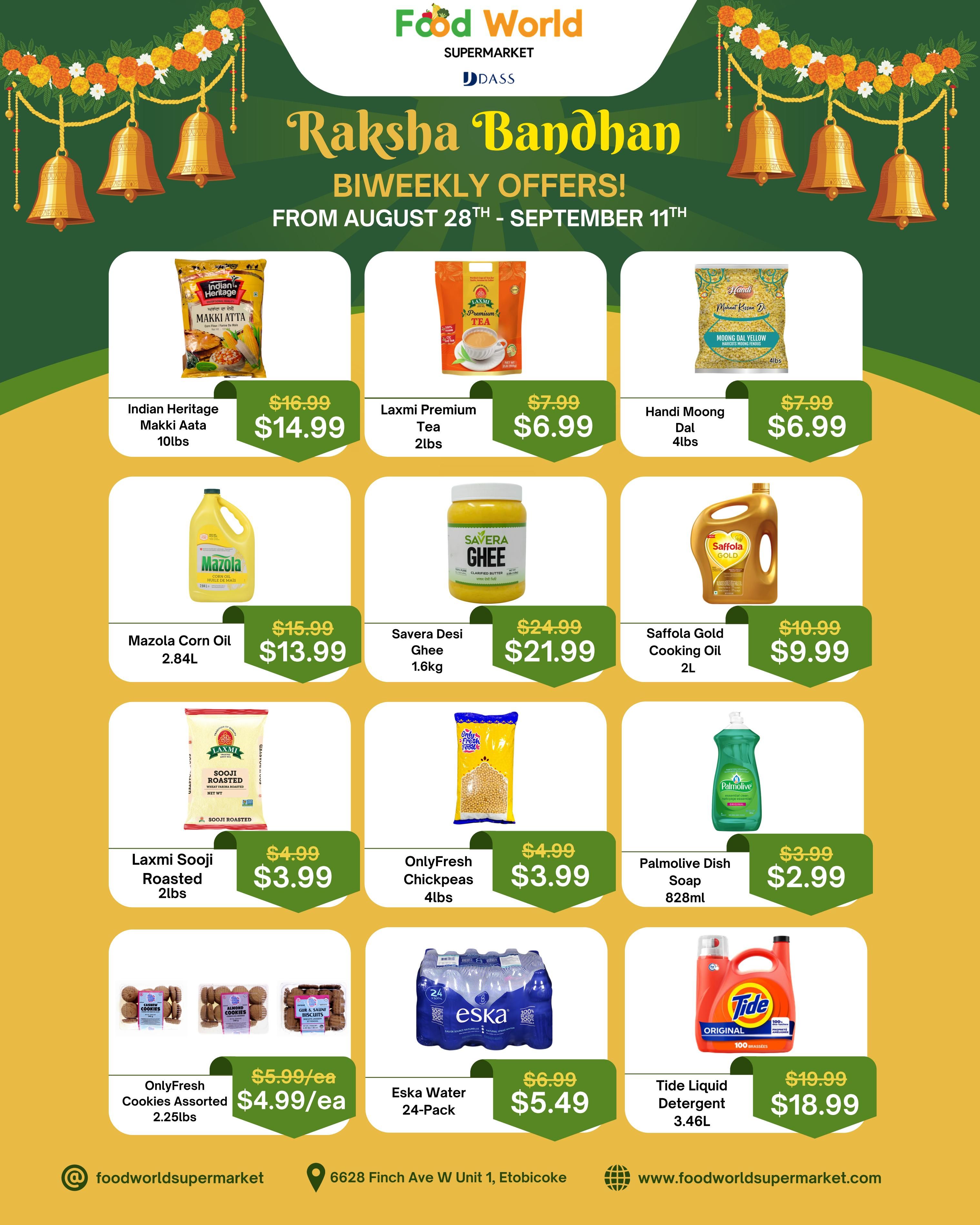 Food World Supermarket Flyer August 28 to September 11
