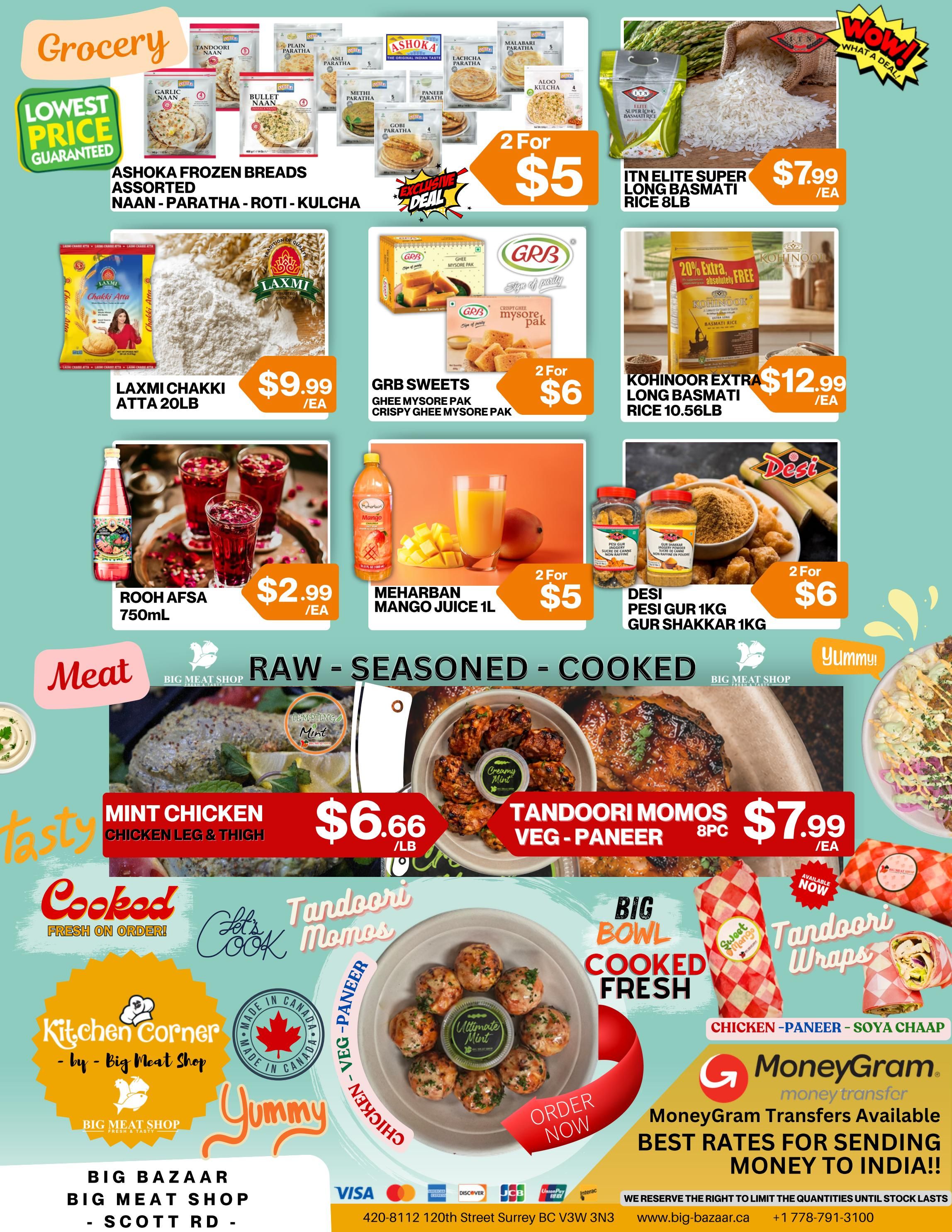 Big Bazaar Canada Flyer August 28 to September 2