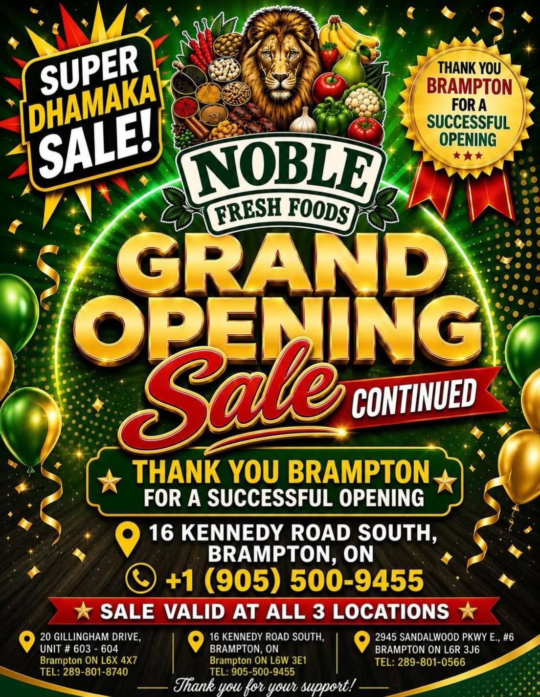Noble Fresh Foods Flyer August 27 to September 2