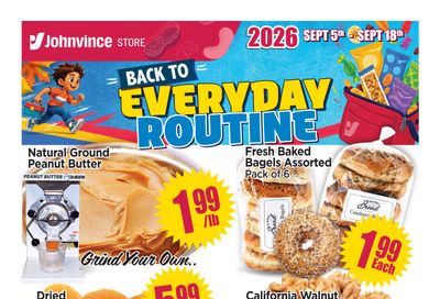Johnvince Foods Flyer September 5 to 18