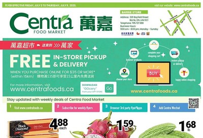 Centra Foods (Barrie) Flyer July 3 to 9