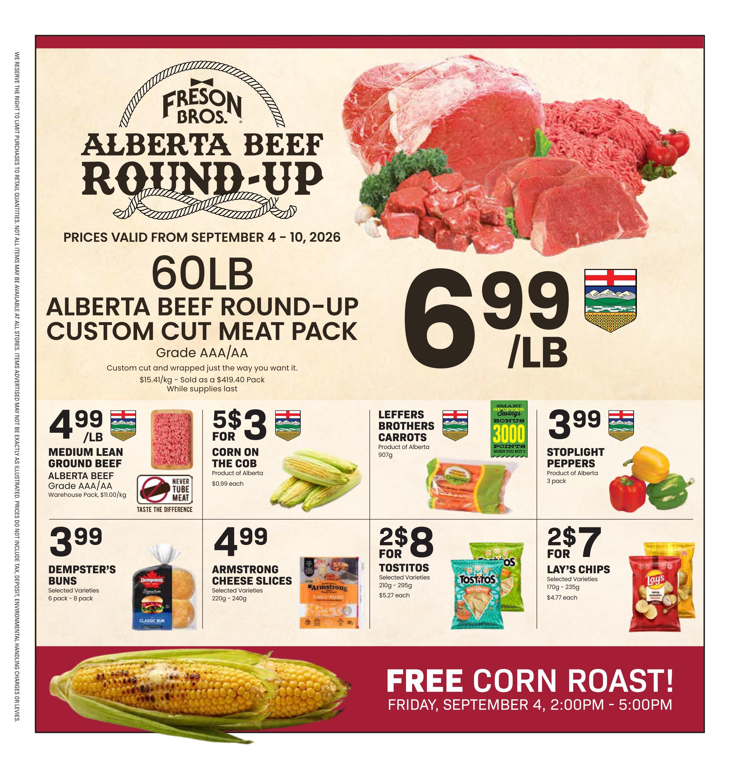 Freson Bros. Flyer September 4 to 10