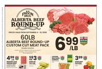 Freson Bros. Flyer September 4 to 10