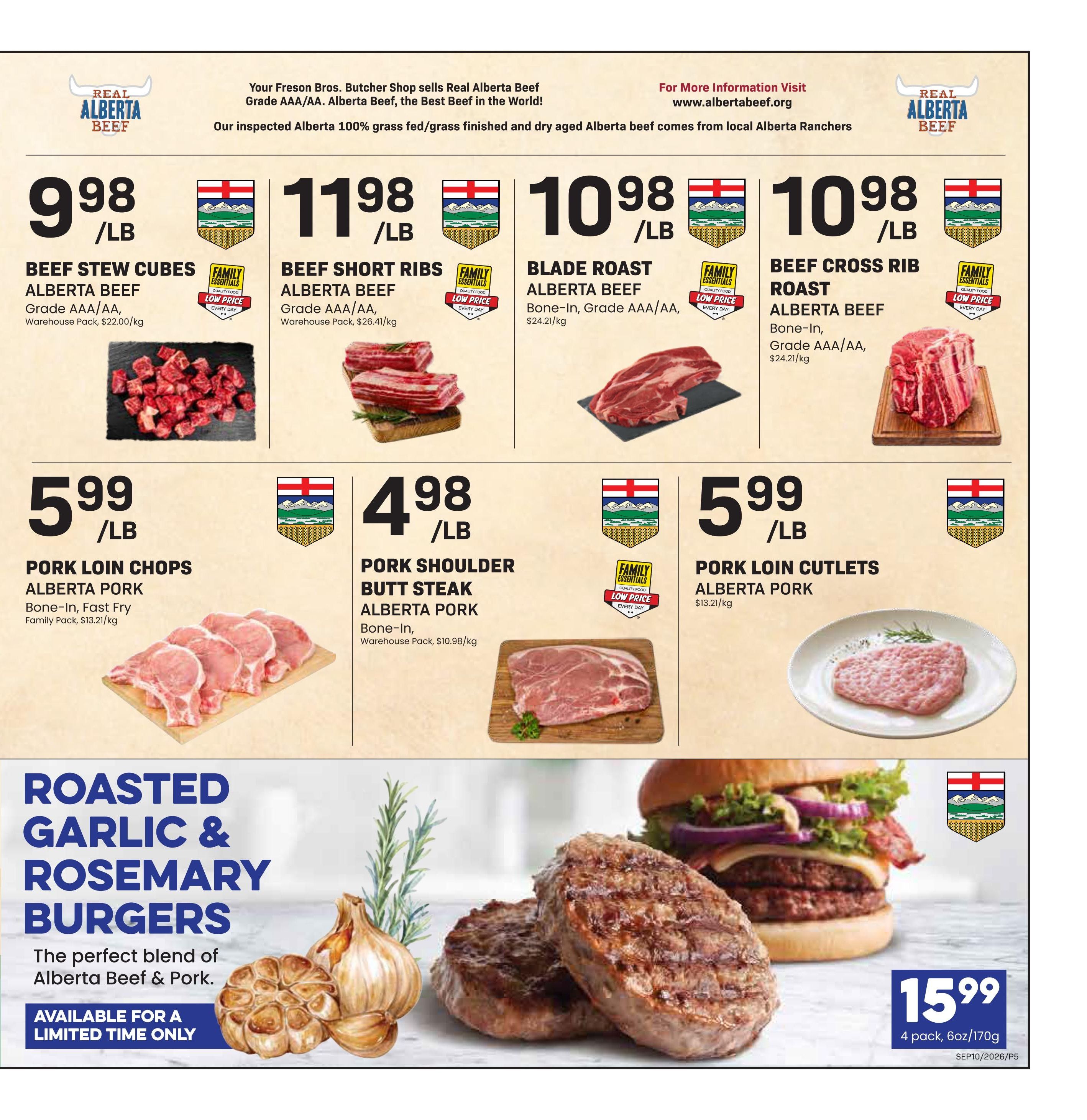 Freson Bros. Flyer September 4 to 10