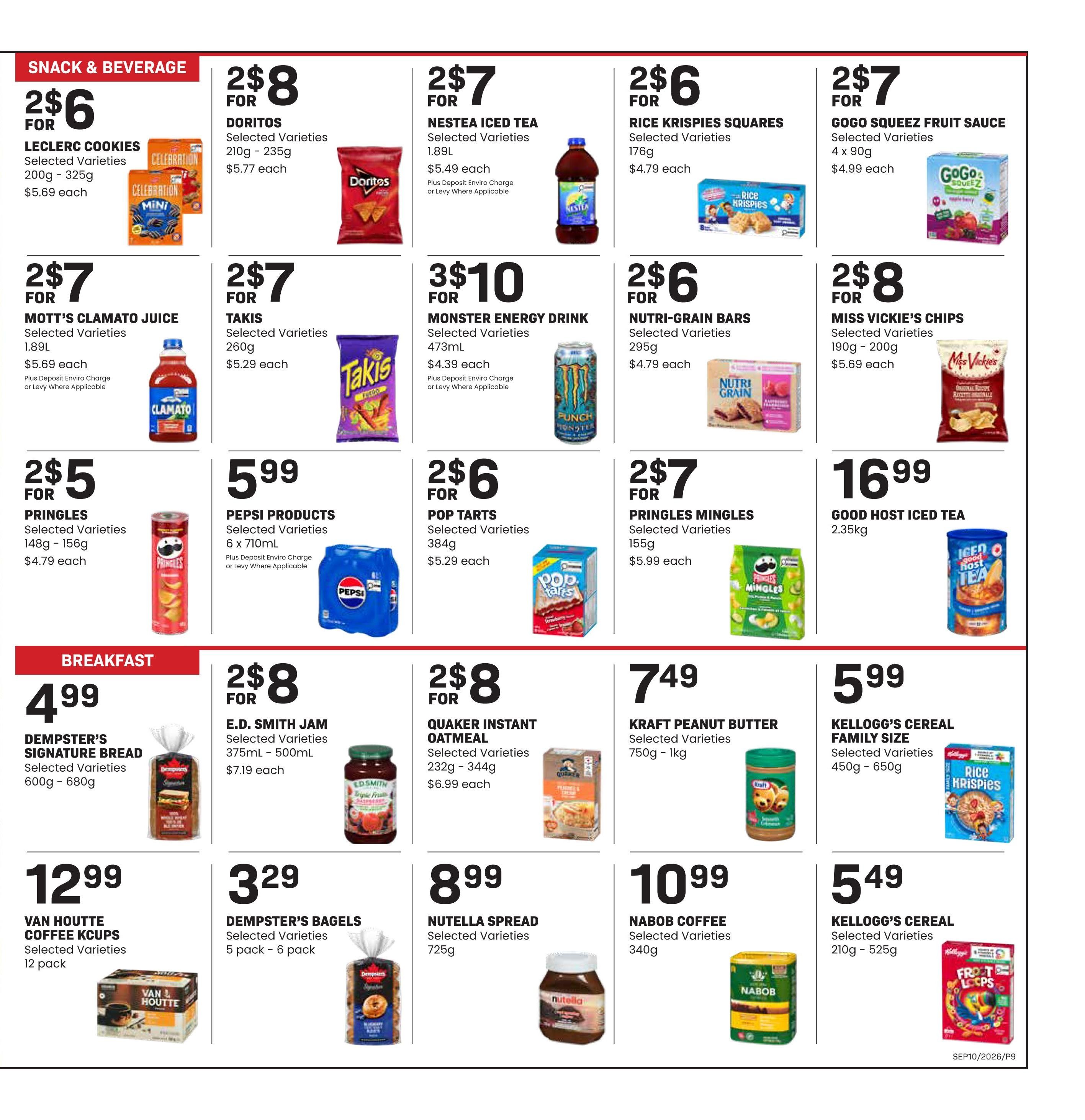 Freson Bros. Flyer September 4 to 10