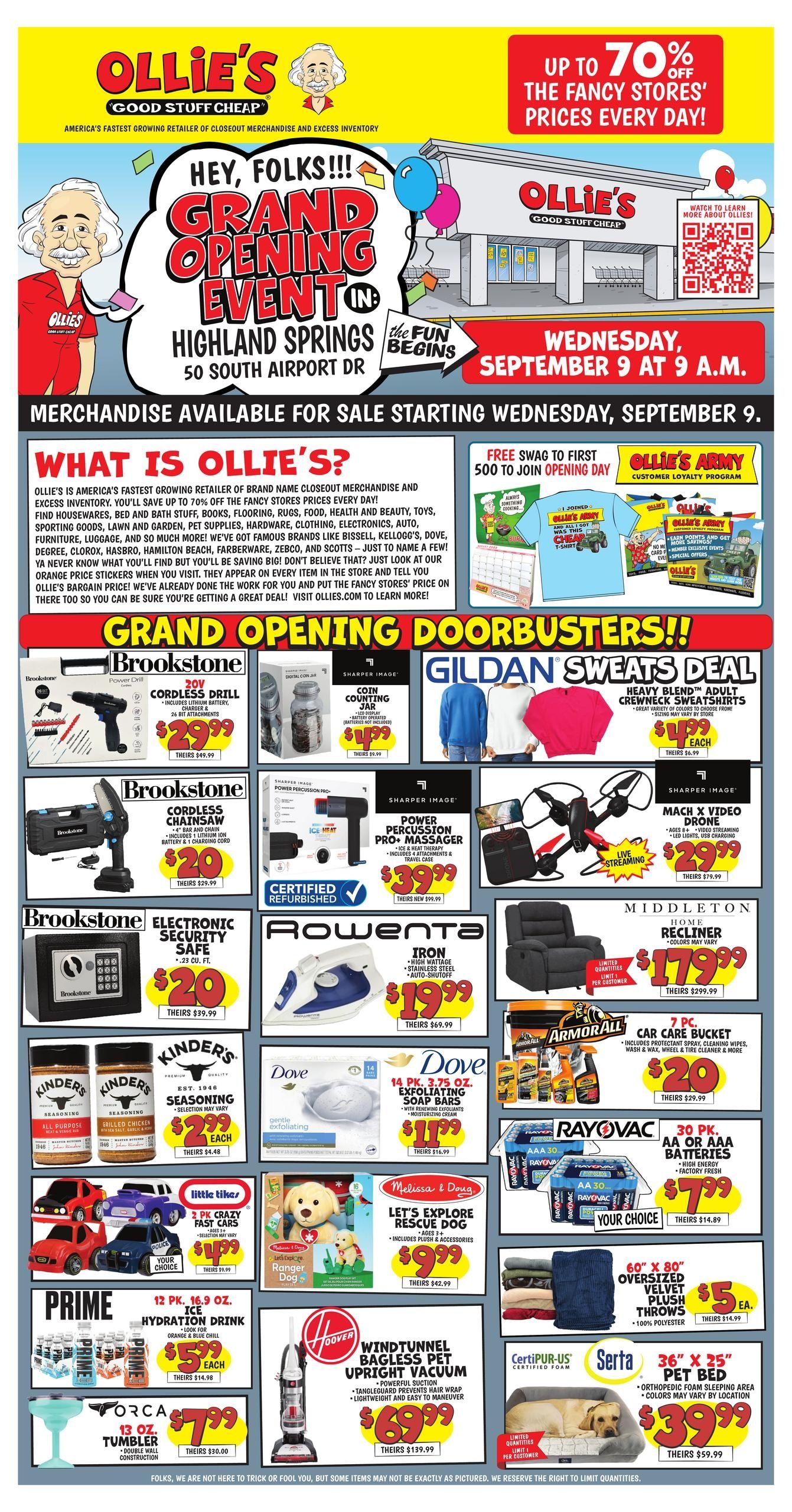 Ollie's Bargain Outlet (Amelia Court House Area, VA) Weekly Ad September 9 - 28, 2026