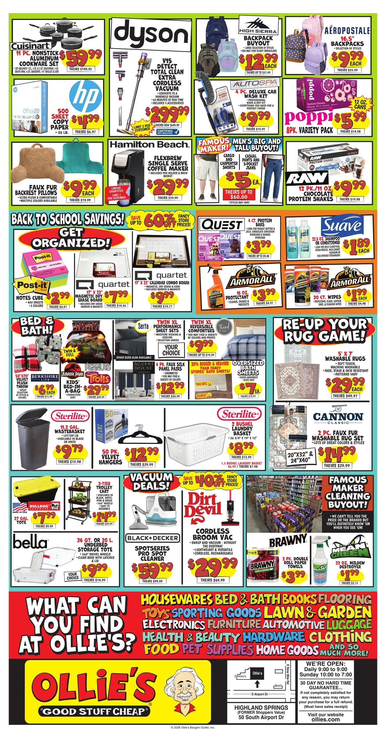 Ollie's Bargain Outlet (Amelia Court House Area, VA) Weekly Ad September 9 - 28, 2026