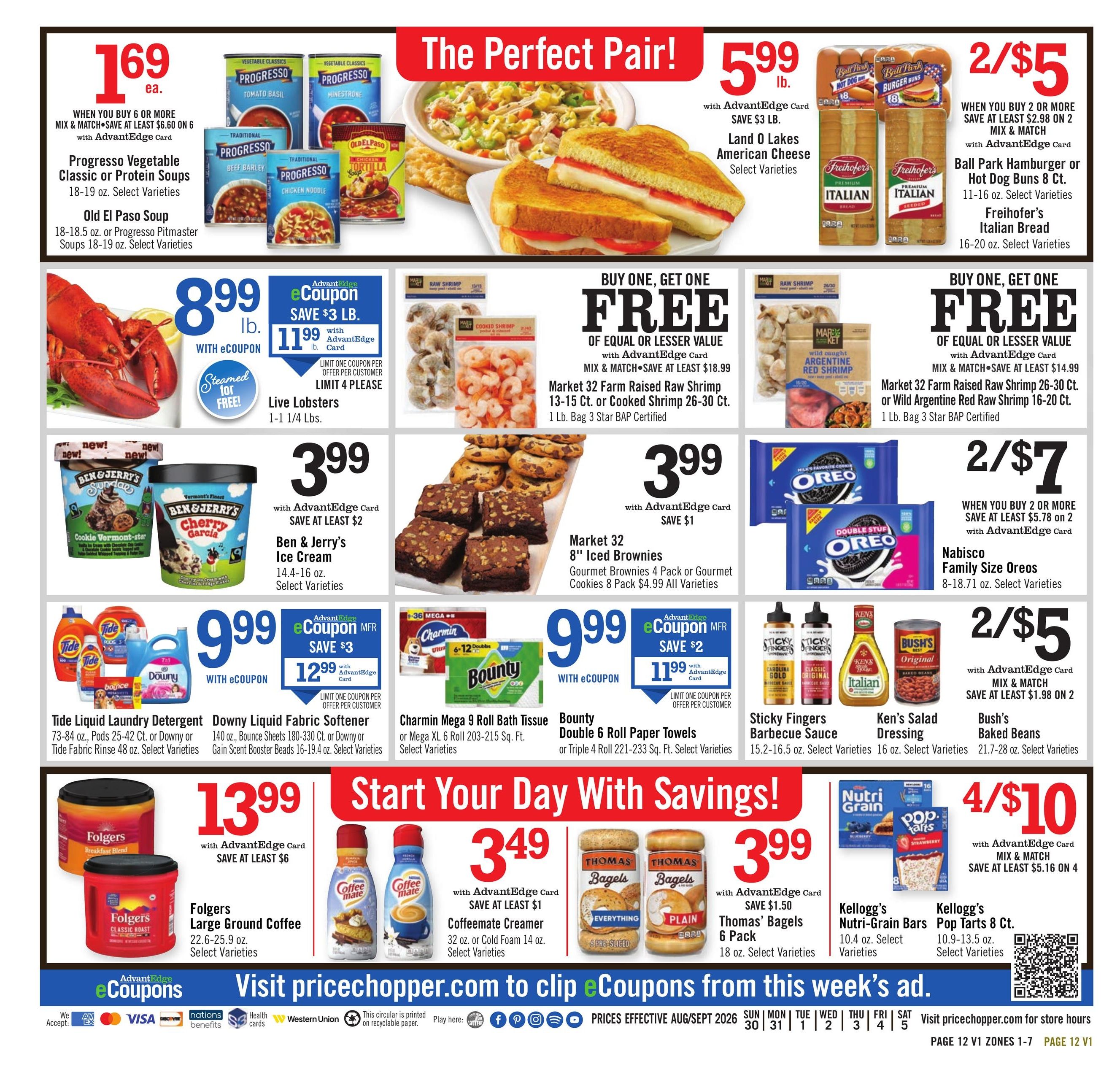 Price Chopper (Kirkwood-Syracuse Area, NY) Weekly Ad August 30 - September 5, 2026