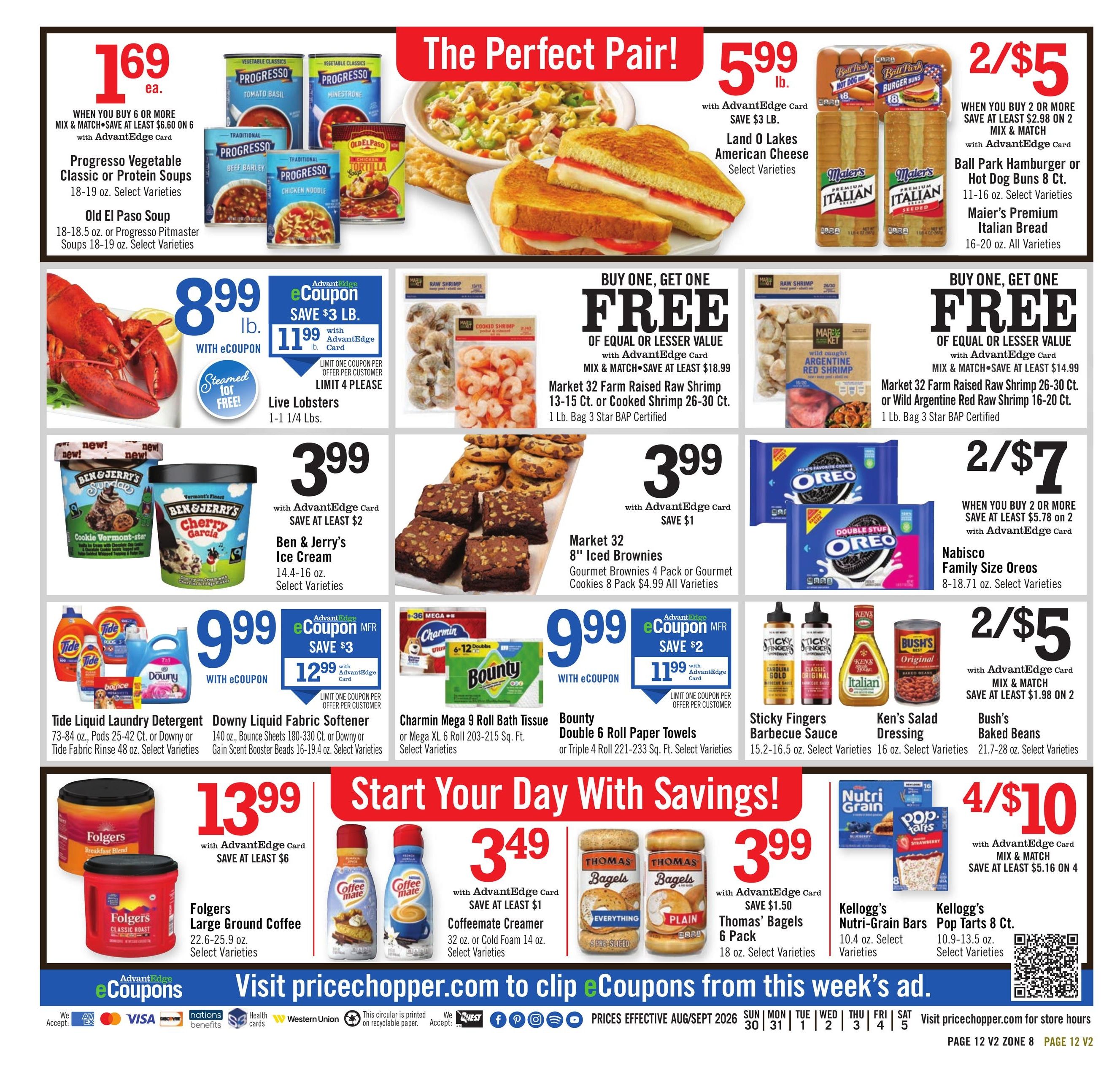 Price Chopper (Monticello Area, NY) Weekly Ad August 30 - September 5, 2026