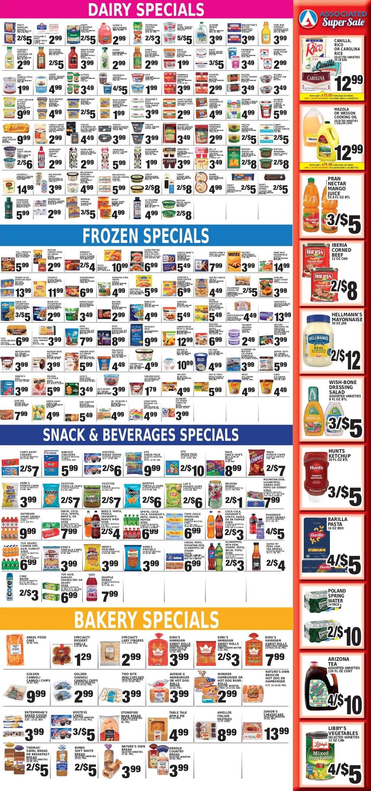 Associated Supermarkets (Elizabeth-Newark Area, NJ) Weekly Ad August 28 - September 3, 2026