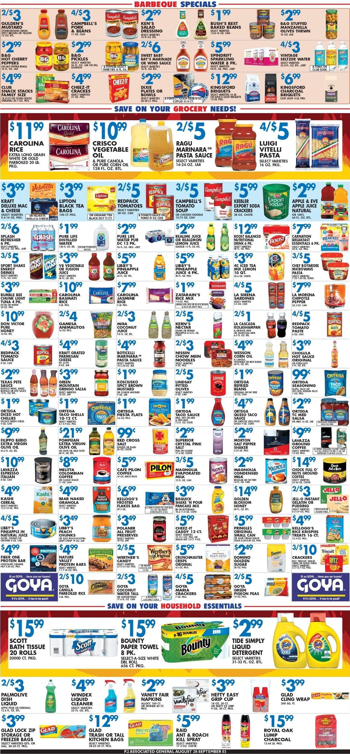 Associated Supermarkets (Haddonfield Area, NJ) Weekly Ad August 28 - September 3, 2026