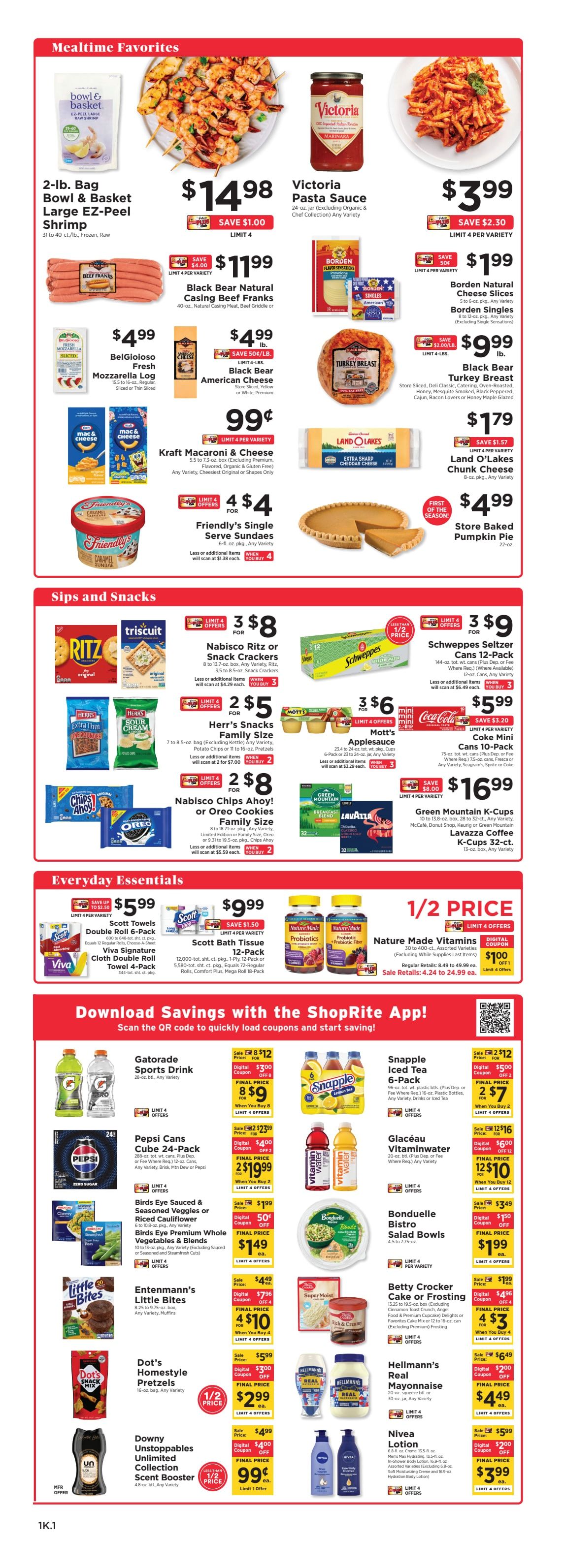 ShopRite (949 Beards Hill Rd, Aberdeen, MD) Weekly Ad August 28 - September 3, 2026