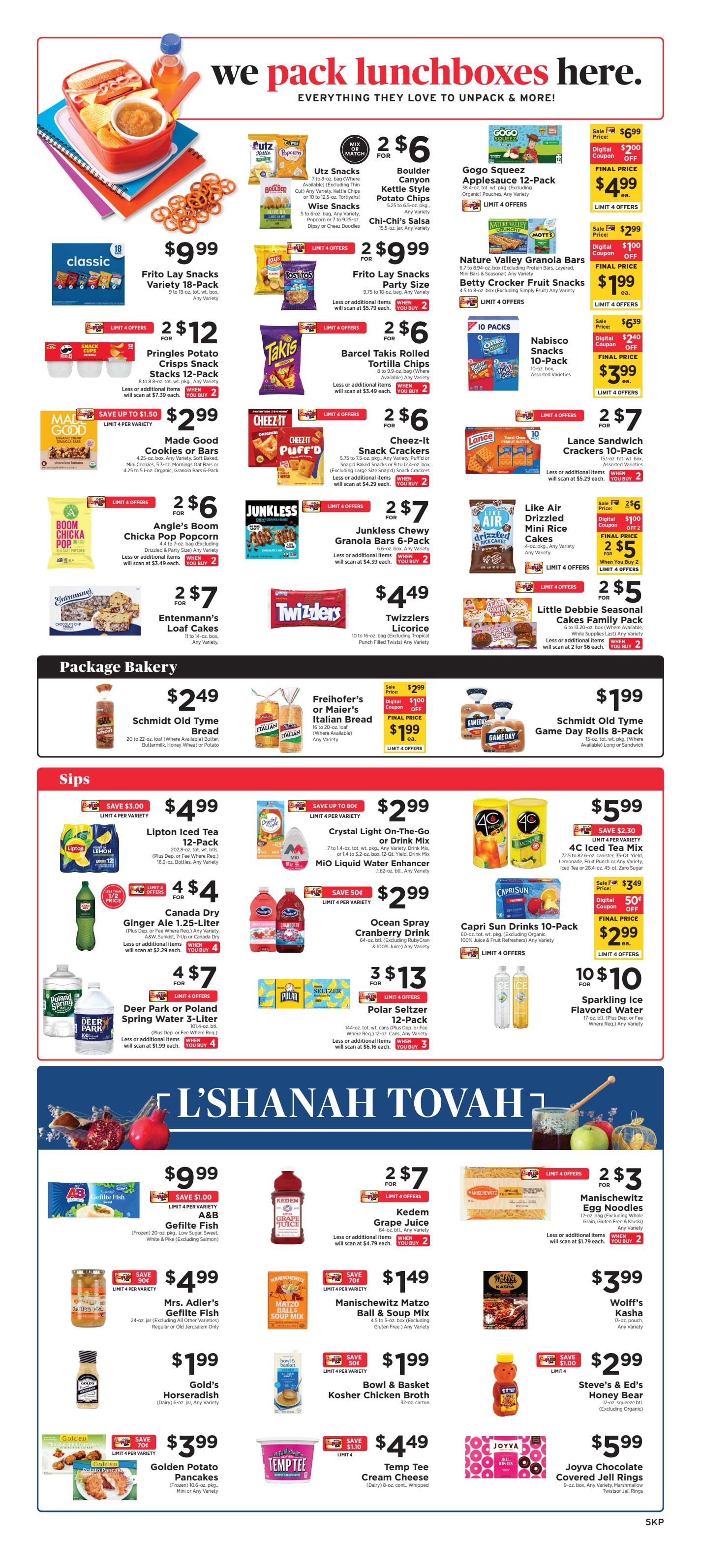 ShopRite (949 Beards Hill Rd, Aberdeen, MD) Weekly Ad August 28 - September 3, 2026