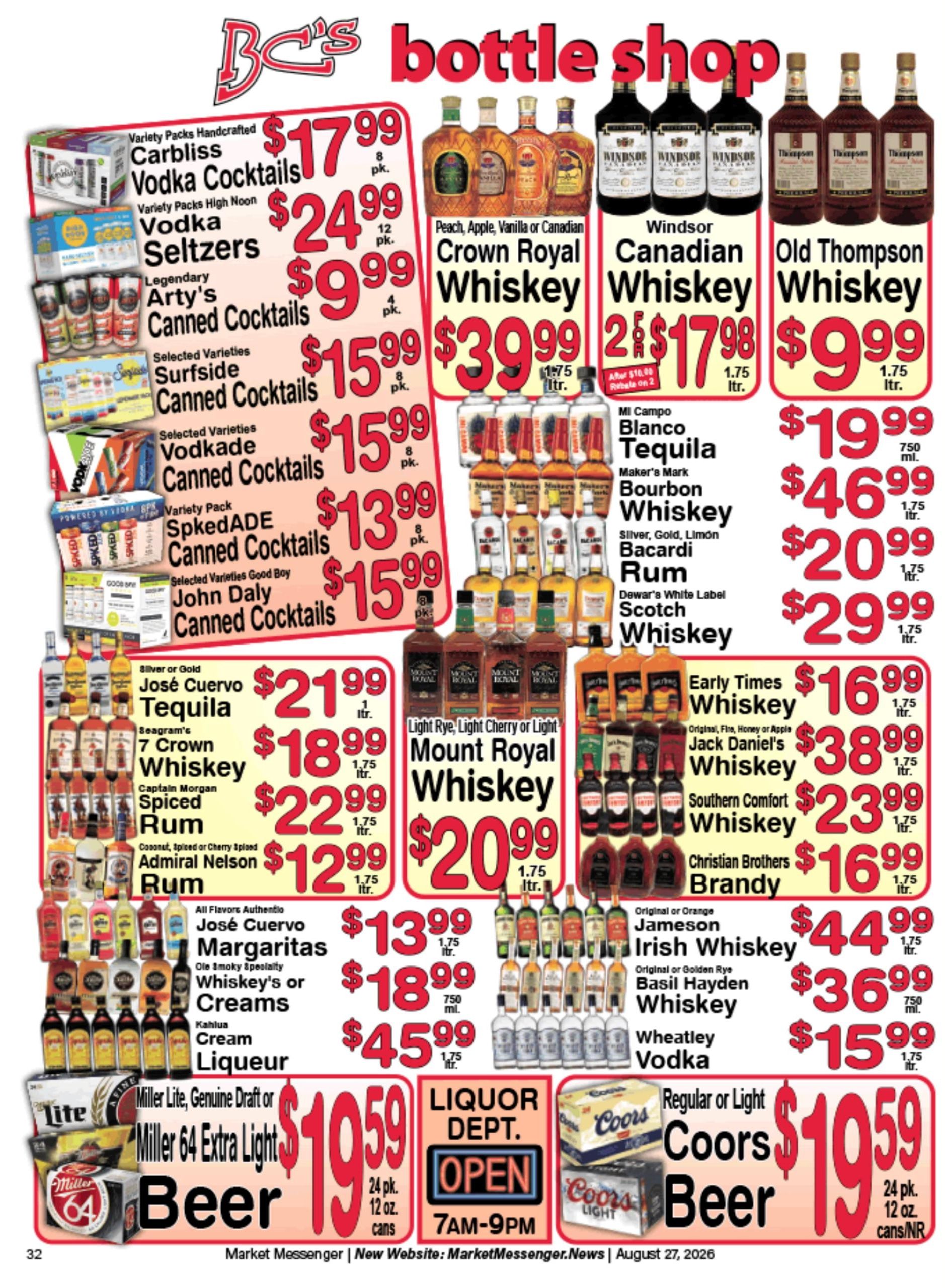 Charlie's County Market Weekly Ad August 28 - September 3, 2026