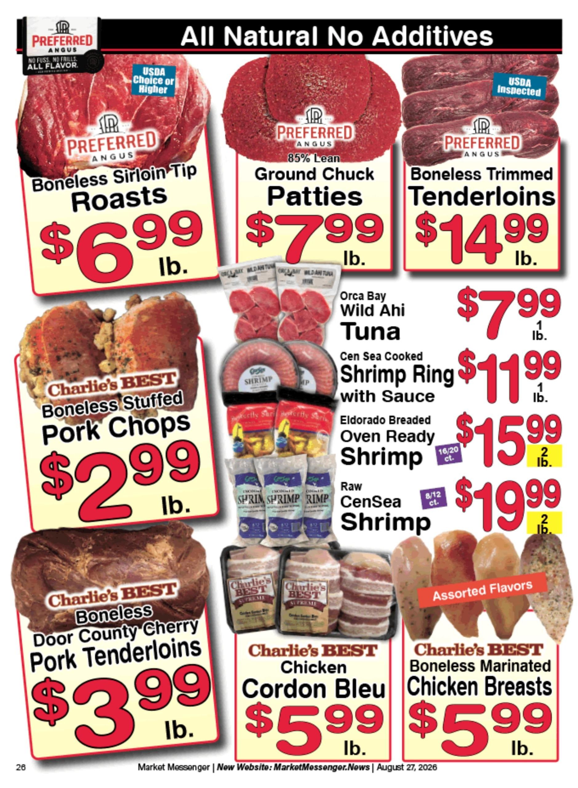 Charlie's County Market Weekly Ad August 28 - September 3, 2026