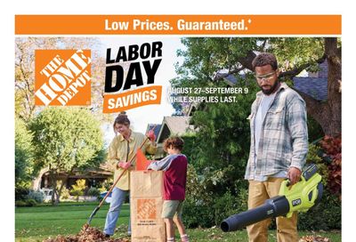 Home Depot (Staunton–Mint Spring Area, VA) Labor Day Savings Weekly Ad August 27 - September 9, 2026