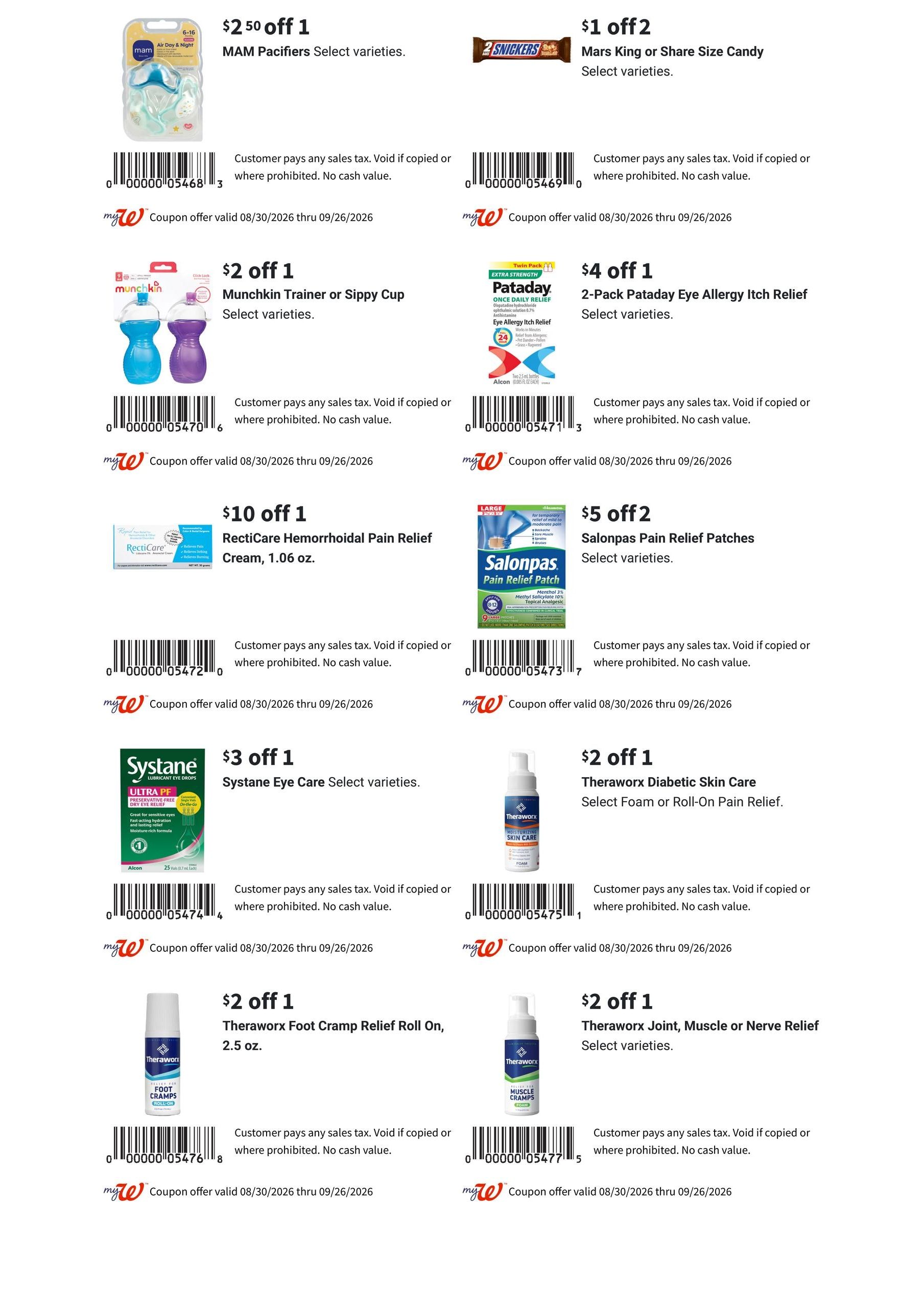 Walgreens September Savings Book Weekly Ad August 30 - September 26, 2026
