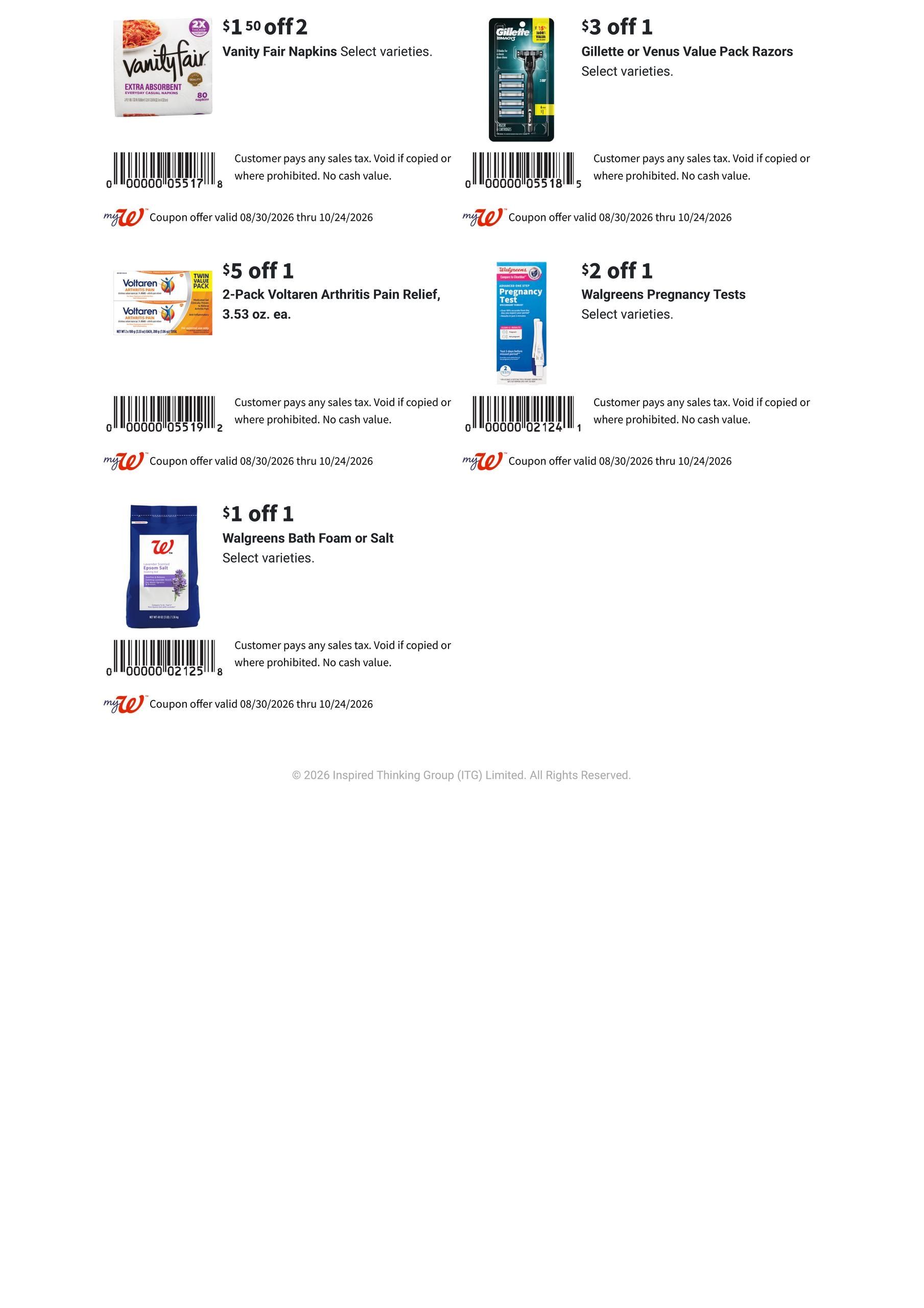 Walgreens September Savings Book Weekly Ad August 30 - September 26, 2026