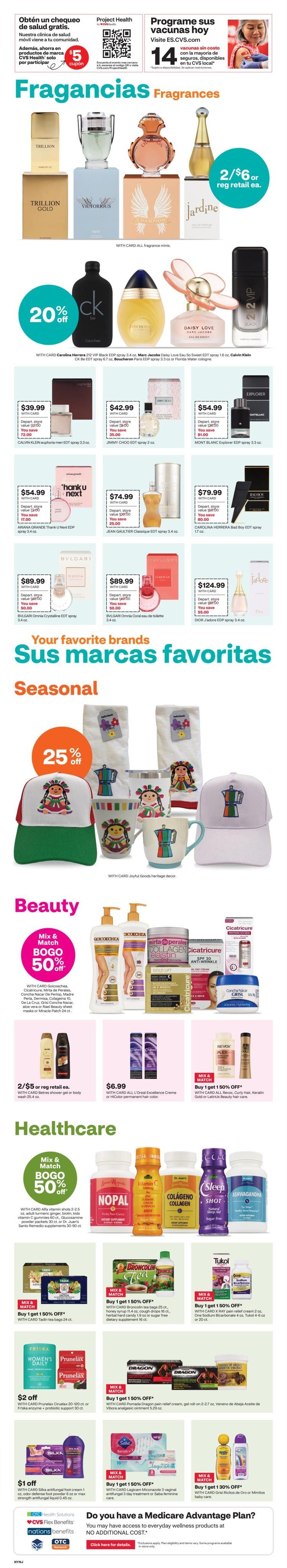 CVS Pharmacy (Bridgeport Area, CT) y más Weekly Ad August 30 - September 12, 2026