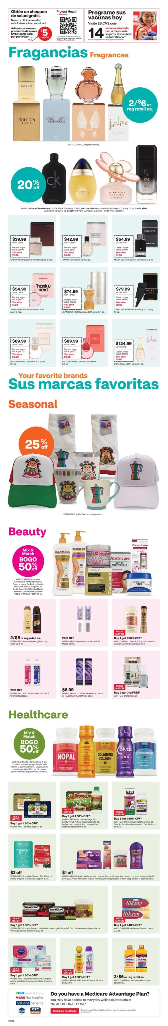 CVS Pharmacy (Edmond Area, OK) y más Weekly Ad August 30 - September 12, 2026