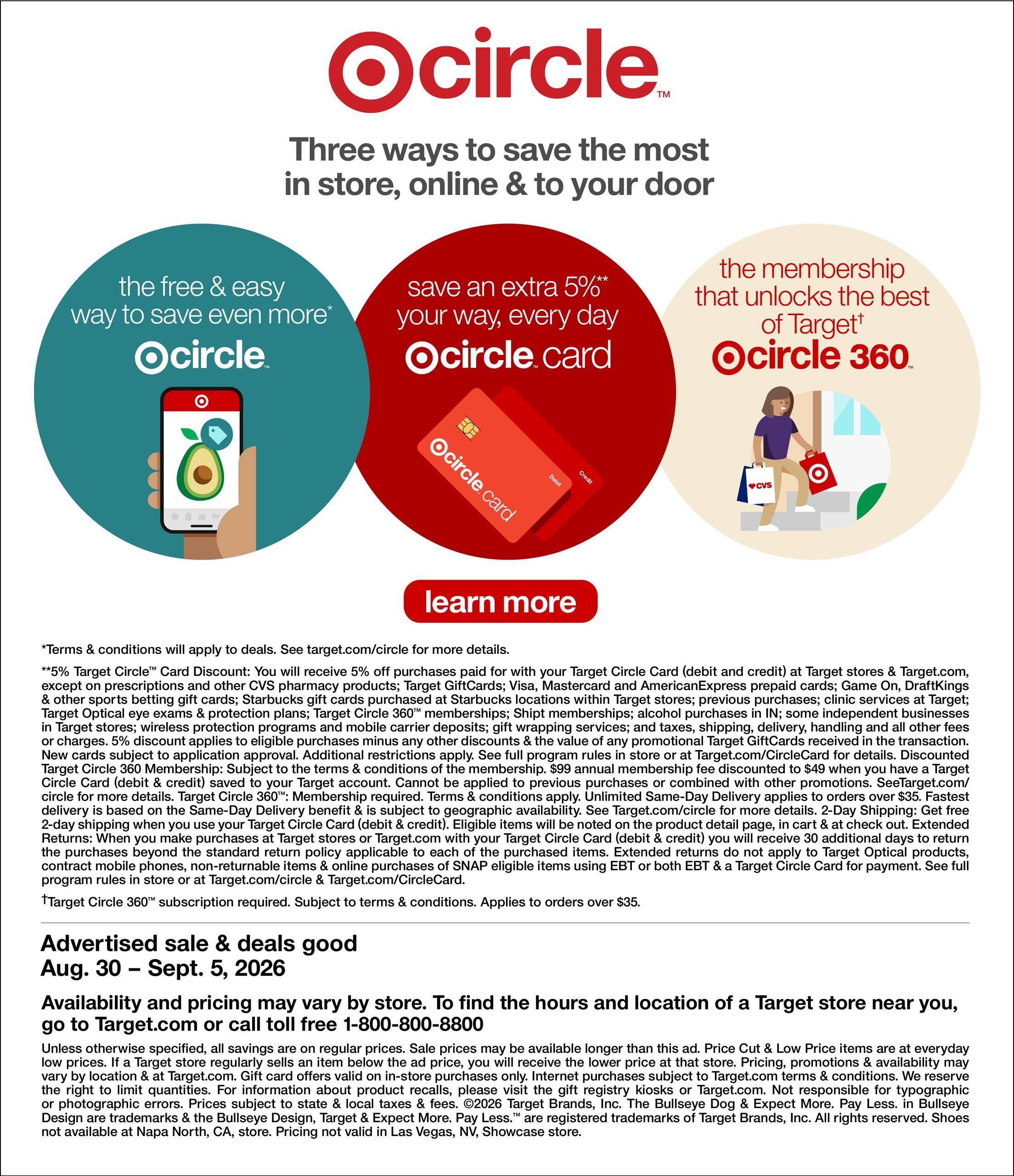 Target (Arvada Area, CO) Weekly Ad August 30 - September 5, 2026