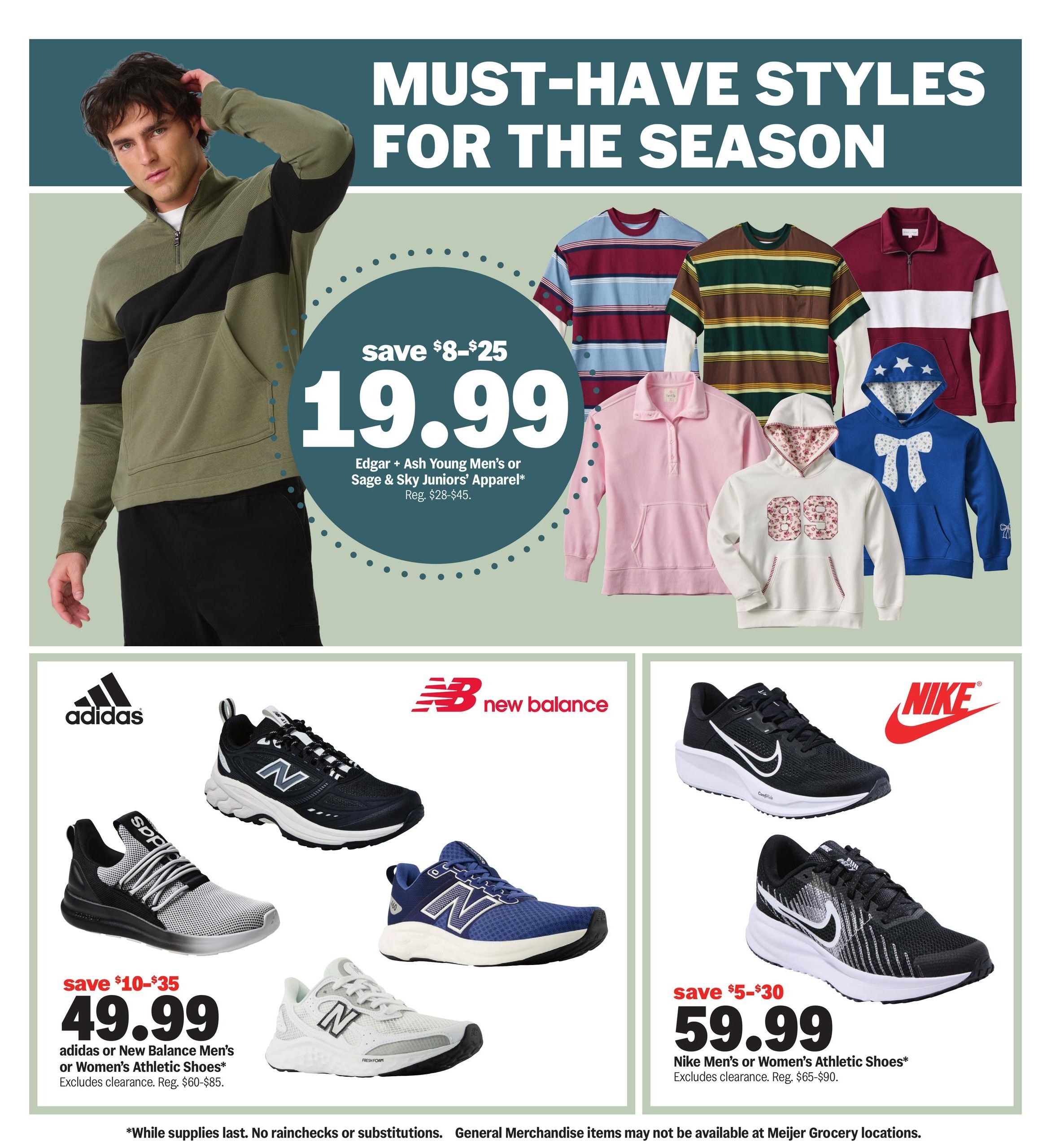 Meijer college vibes. real low prices. Weekly Ad September 2 - 8, 2026
