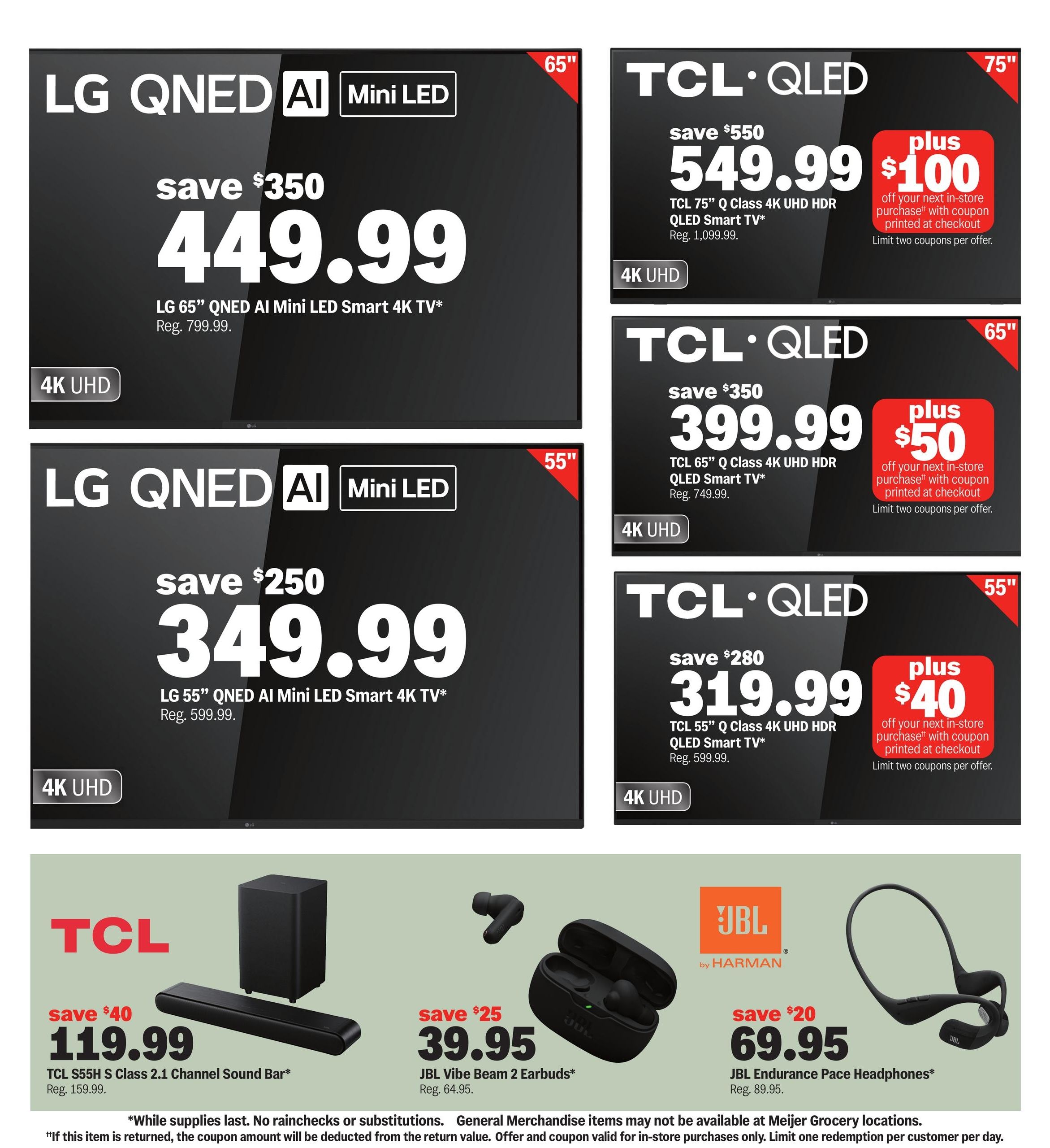 Meijer (Aurora Area, IL) college vibes. real low prices. Weekly Ad September 2 - 8, 2026