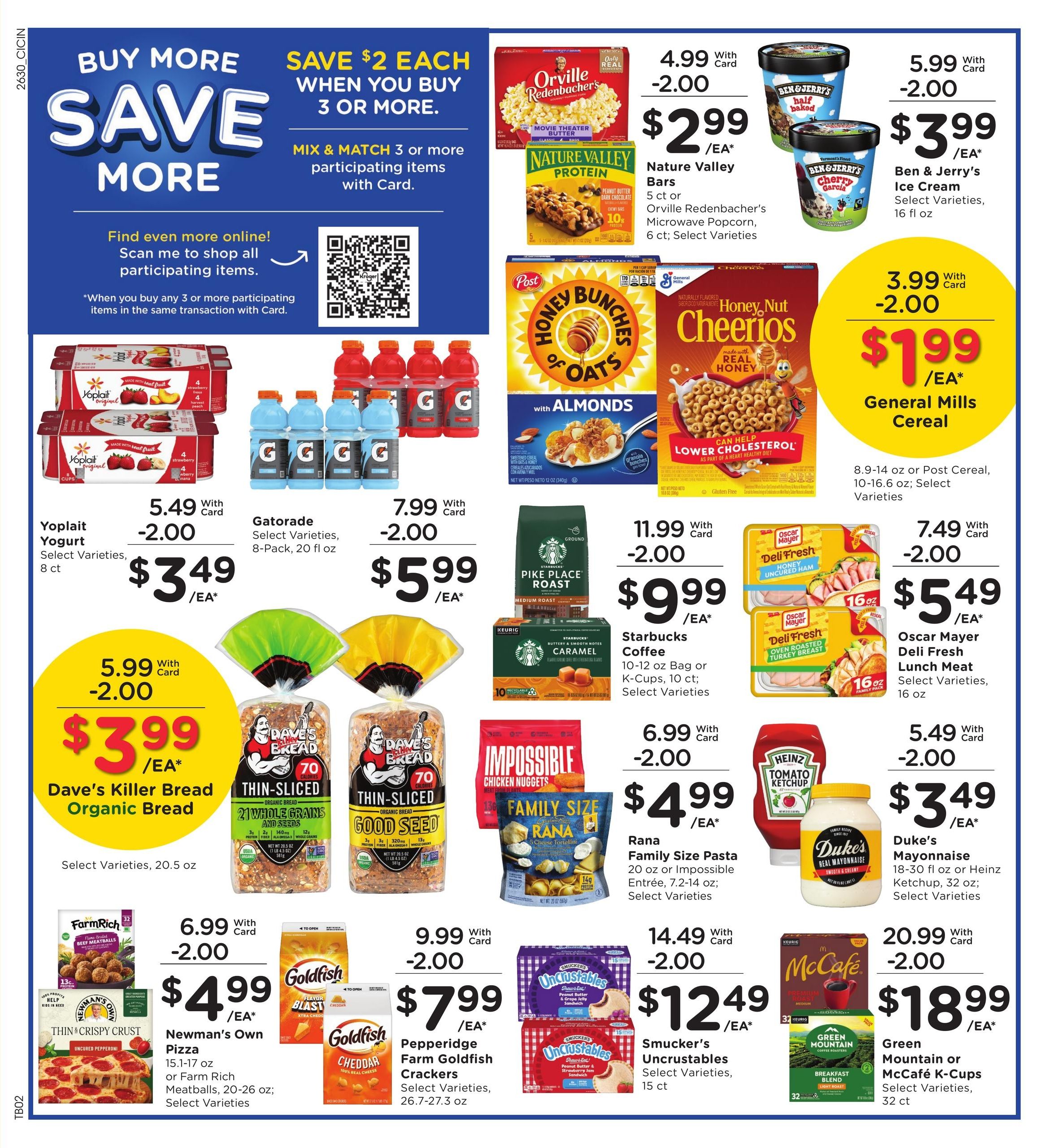 Kroger (Hamilton–Ross Area, OH) Weekly Ad August 26 - September 1, 2026