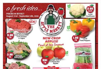The Apple Market Flyer August 31 to September 6