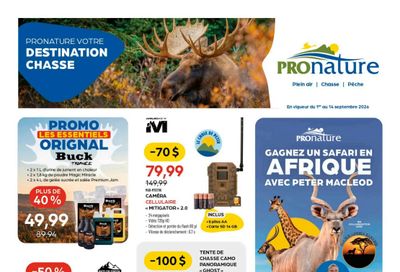 Pronature Flyer September 1 to 14