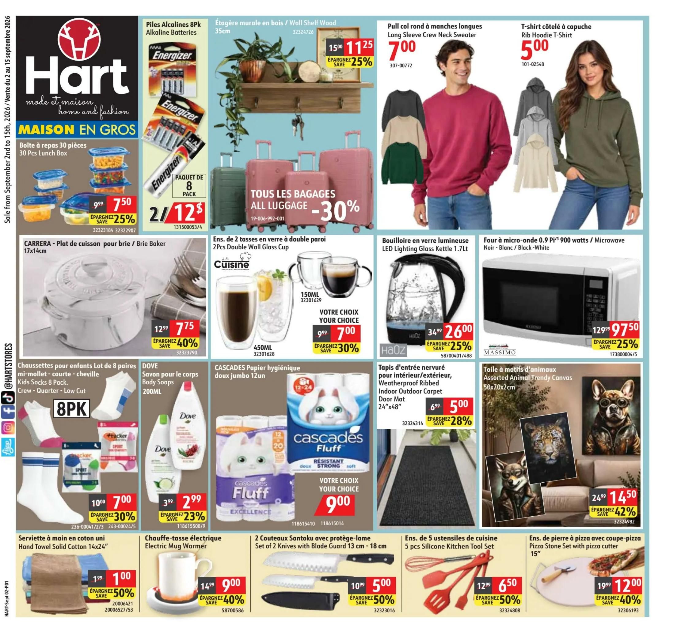 Hart Stores Flyer September 2 to 14