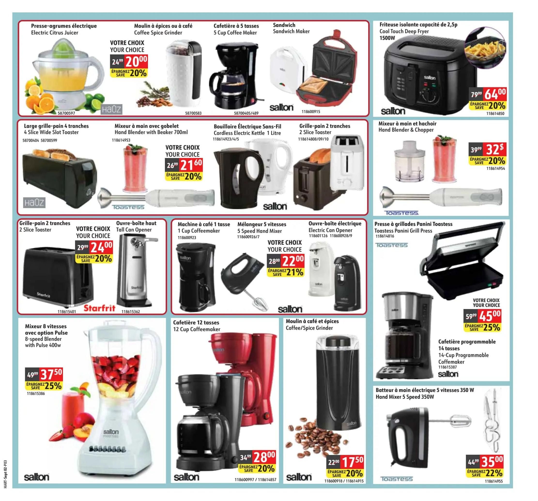 Hart Stores Flyer September 2 to 14