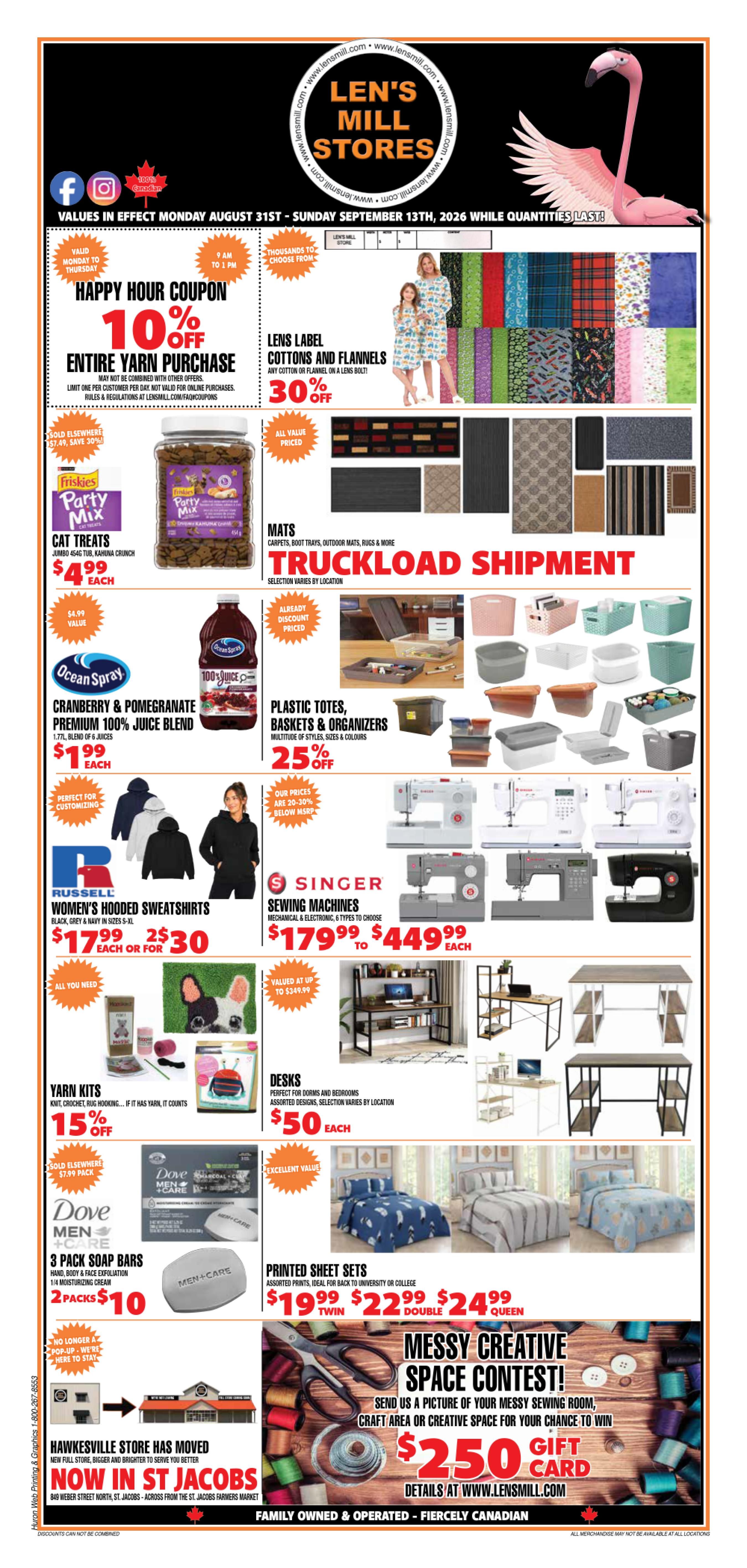 Len's Mill Stores Flyer August 31 to September 13