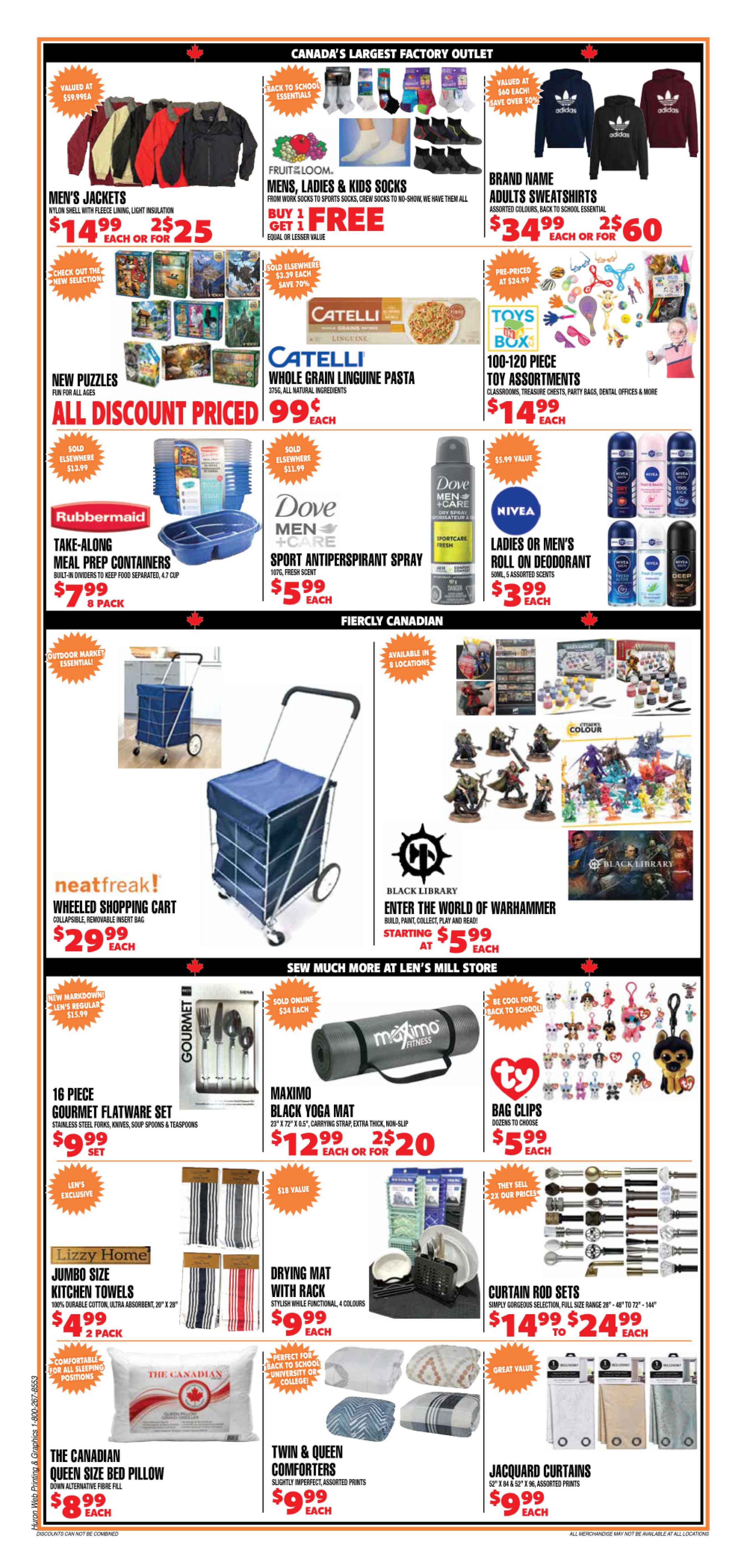 Len's Mill Stores Flyer August 31 to September 13